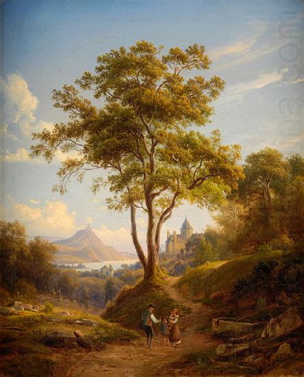 Am Rhein bei Nonnenwerth, Julius Lange